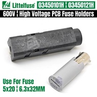 Littelfuse 5x20 6.3x32MM 3AG 3AB 20A 600V HV Shock Safe PCB Mount Enclosed Fuse Holders 03450121H 03