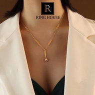 (Titan) N33 Dây Chuyền Nữ Ngôi Sao Lạ Mắt Titan Ring House