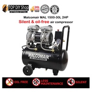 MALCOMAIR MAL-1500 30L 2HP Compressor Angin Air Compressor Kompresor Angin Compresor Angin Oil Free 