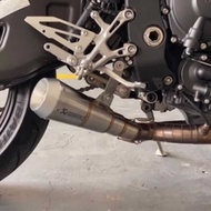 の SC Project Akrapovic 51Mm R77 Muffler For Motorcycle Canister Exhaust Raider 150Carb Tmx 155