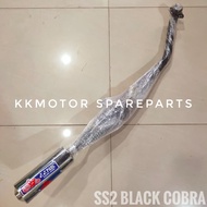 YYPANG EXHAUST PIPE YAMAHA Y110SS2 SS-2 BLACK COBRA EKZOS PIPE