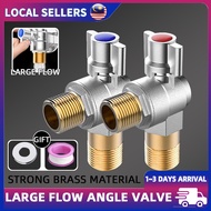 Premium Stop Valve Water Valve | Quick Install Brass Angle Valve for Toilet/Water Heater/Faucet | Hi