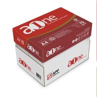 [BOX] AONE A4 70 GSM HVS Paper A4 Paper 70gsm