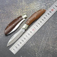Canada Gromann OEM Folding Knife 9CR18MOV Blade Copper+Rosewood Handle