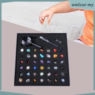 [AmlesoMY] Geology Science Stem Toys Mineral Education Set Rock and Mineral Collection