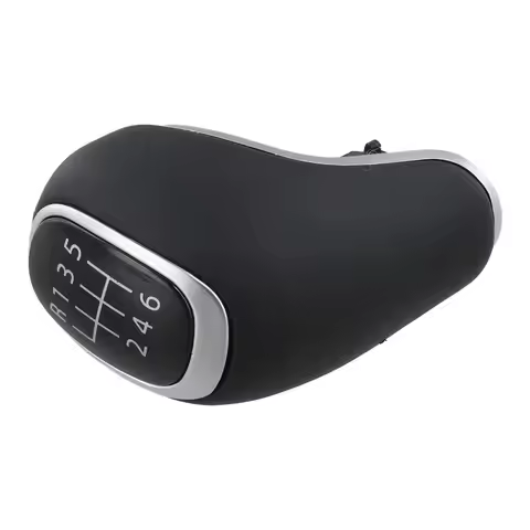 6Speed Gear Shift Knob Made of Leather for Kia For Sportage For Venga For Rio 2016 2019 Enhancing Ve