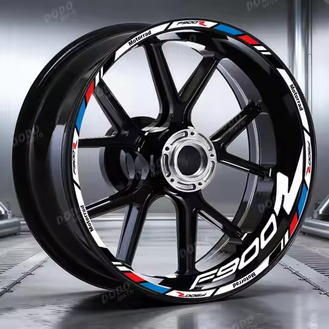 For F900R F 900 R f900r Motorcycle Accessories Wheel Reflective Stickers 17 Hub Racing Rim Stripes T