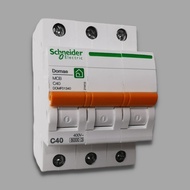 MCB Schneider Domae 3 Phase 3P 40A/ 40 A/