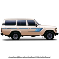 TONGCHEZU | สติ๊กเกอร์รถ Land Cruiser สำหรับ LC60 J60