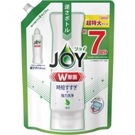 JOY - 綠茶香 W除菌濃縮消臭洗潔精補充裝(綠) 910ml 包裝隨機