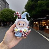 Heart Code labubu Fourth Generation Baby Clothes Clown Suit 4.0 labubu Mini 4th Generation Doll Clot