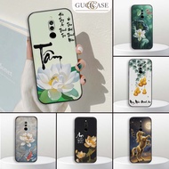 Xiaomi Redmi 8 / Redmi8 case with calligraphy, peace, lucky lotus
