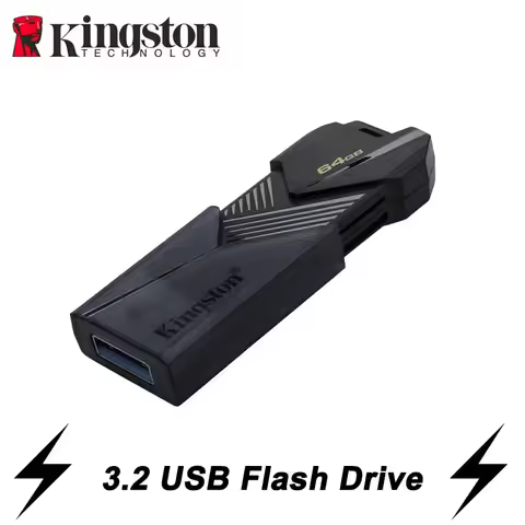 Kingston USB Flash Drives Pen Drive 64g Memory Stick 3.2 128g Compact Durable Pendrive CLE USB 3.2 F