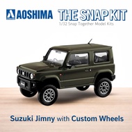 AOSHIMA 1/32 Suzuki Jimny Snap Kit Custom Wheel Model