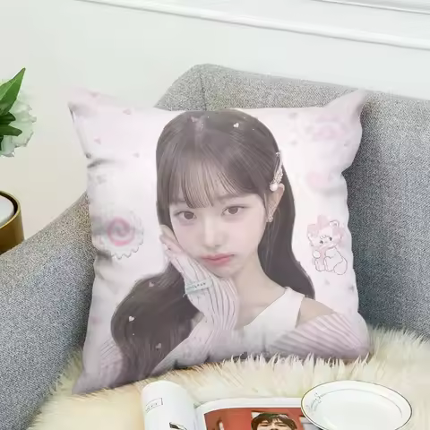 Pillow Cases Jang WonYoung Decorative Pillows Covers Sofa Cushions Pillowcases x Fall Decor Cushion 