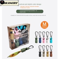 PTS  9pcs Kits Squid Jig cover, With Carabiner Fishing Tackle Bait Protector, Fishing Accessories We