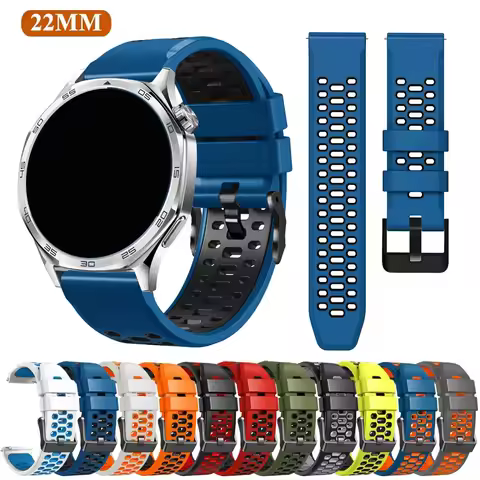 22mm Silicone Watch Band For Samsung Galaxy Watch 3 45mm Strap Wristband For Galaxy Watch 46mm Gear 