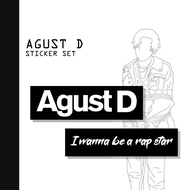 Agust D | Sticker Set