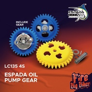 BIG BIKER Espada Racing Oil Pump Gear Yamaha LC 135 4s / Yamaha Lc135 Old Racing Oil Pump Gear / Oil