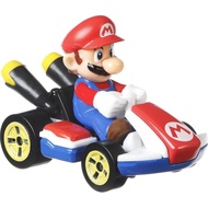 The Ultimate Mario Kart Starter Gift! Hot Wheels 4-Car Set with Fixed Drivers Including Black Yoshi,