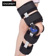 Hinged Knee Brace ROM Post Op Knee Immobilizer Adjustable Knee Immobilizer Support with Side Leg Sta