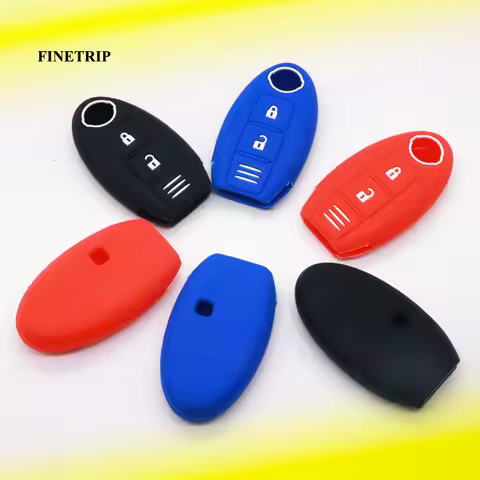 Silicone Car Key Case for Nissan Qashqai J10 J11 March Tiida NV200 Leaf Kicks Cube X-Trail T32 T31 N
