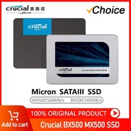 Crucial BX500 MX500 250GB 500GB 1TB NAND SATA 2.5 inch Internal Solid State Drive HDD Hard Disk SSD Notebook PC Laptop