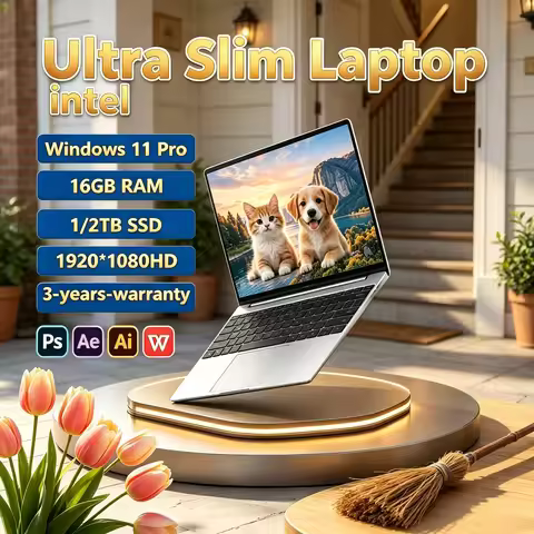 Hot Sale New Arrival 15.6" Laptop Full Configuration Backlight Keyboard 7500mAh Big Battery Win11 Pr