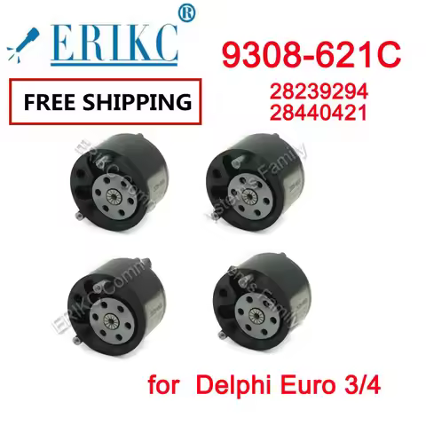 ERIKC 4PC 9308-621C 28239294 28440421 Original Control Valve Black Coating Klep 9308Z621C 28538389 9