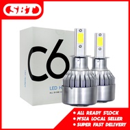 C6 Original Headlight LED H1 H3 H4 H7 H8 H11 9005 9006 Fog Light Bulb Fog Lamp Car Headlight Headlam