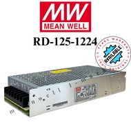 Mean Well RD-125-1224 125W 12V 7A & 24V 5A  MeanWell Dual Output Switching Power Supply ~ 3 YEARS WA