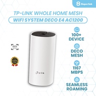 TP link Deco E4 Ac1200 Whole Home Mesh Wi-Fi System - Deco E4 2 Antennas 1200 Mbps