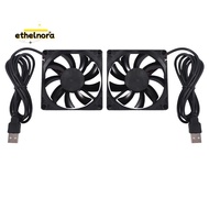 80mm 5V USB Fan 80mm 8cm 8015 Brushless DC Cooling Fan PC Computer Router Case Fan Cooler 2Pcs