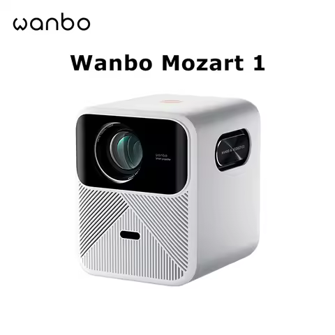 Wanbo Mozart 1 Projector 900 ANSI 2*8W Android 9.0 2K 4K Projetors 1080P Full HD Beam WIFI 6 Auto-Fo