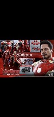 全新啡盒未開封 Hot toys QS005 1/4 ironman Mk43 Mark XLIII