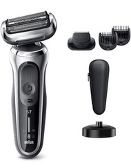 全新百靈 Braun series 7 7027cs AI 智能電鬚刨 360 活動刀頭 零死角剃浄所有鬚根  內附多種修剪配件及充電座 全機防水 乾濕兩用 德國製造 有單可享全球原廠保養 world