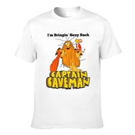 Summer Fashion Tee Captain Caveman Animated 80S Tv Show Cotton Men Tshirt