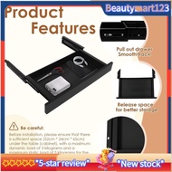 Under Desk 20 Inch Pull-Out Drawer Organizer Sliding Metal Storage Box for Stationery Accessories Be