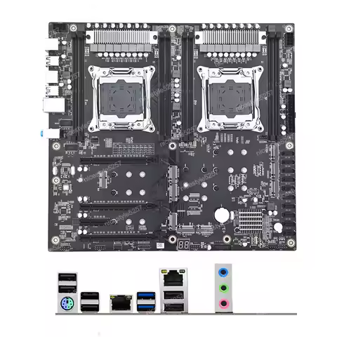 X99 D4 Dual Pro Motherboard Socket Lga 2011-3 Motherboard 10 Sata Port For Chia X99 Placa Mae Suppor