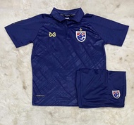 ชุดฟุตบบอล ทีมชาติไทย  รุ่นใหม่ลา่าสุด 2023/24 ซื้อครั้งเดียว (เสื้อ+กางเกง)