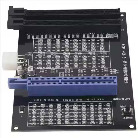 Perfect-AGP PCI-E X16 Dual-Purpose Socket Tester Display Image Video Card Checker Tester Graphics Ca