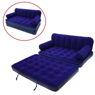 GALAXY โซฟาเป่าลม 2-Person Coil-Beam Flocked Air Bed + Sofa รุ่น 11502/24002 สีเบจ One