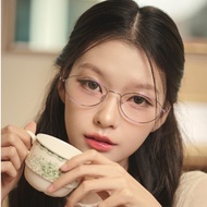[High Quality] CARIN Glasses 2A91 Ultra Light Pure Titanium Retro Cat Eye Shape Fashion Glasses Fram