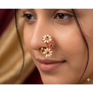 READY STOCK PEARL MAHARASHRIAN NATH_NOSE PIN