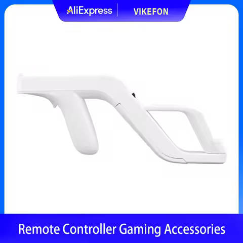 VIKEFON 1PCS Detachable For Wii Zapper Gun for Remote Controller Gaming Accessories Games Remote Con
