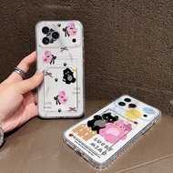 Transparent Card Slot Silicone Case For Samsung A31 A26 A25 A24 A23 A22 A21S A30 A20 A16 A15 A14 A13