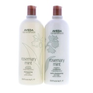 Aveda Mint Purifying Shampoo and Weightless Conditioner Duo Liter, Rosemary