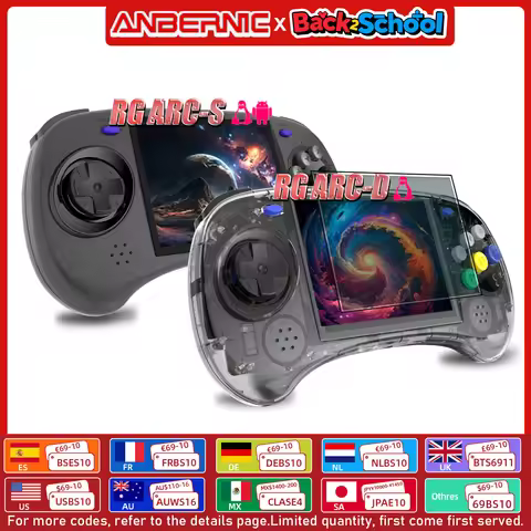 ANBERNIC RG ARC Retro Games RK3566 4.0INCH 640*480 Handheld Game Console Emulator LINUX Android Syst