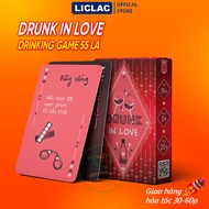 Bộ bài Drinking Game Drunk In Love 55 Lá dành cho cặp đôi tại các buổi tiệc Bài Tình Yêu Hẹn Hò Say