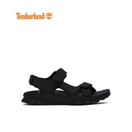 Timberland Mens Lincoln Peak Strap Sandal Black Leather